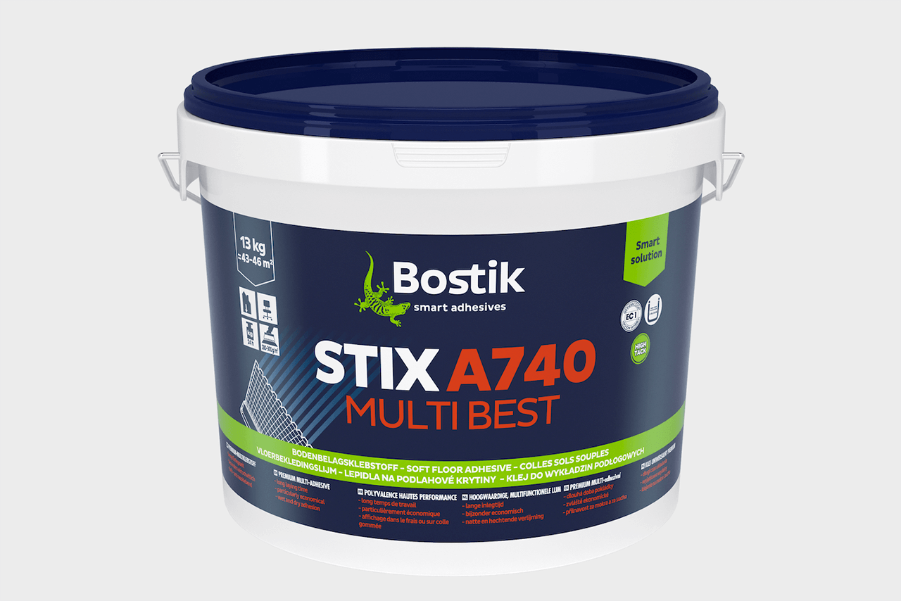 INTRODUCING STIX A740 MULTI BEST – our multi-purpose adhesive for resilient flooring