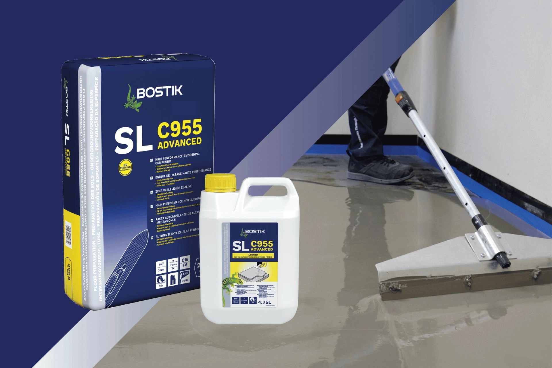 Subfloor preparation and floor adhesive products