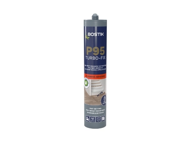 A PCR cartridge of Bostik P95 TURBO-FIX stair nosing adhesive