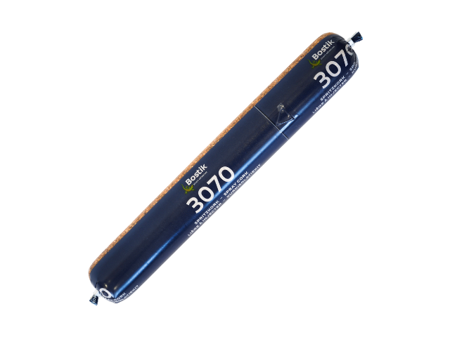 A foil pack of Bostik 3070 cork perimeter sealant